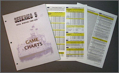 SEEKRIEG 5 Naval Warfare 1880-1945 Game Charts